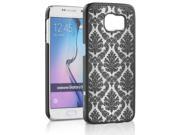 GreatShield TACT DAMASK Design Rubberized Snap On Case for Samsung Galaxy S6 Black