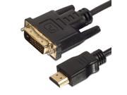 DVI to HDMI Cable 6ft Male Male