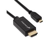 Fosmon Micro HDMI High Speed Male to HDMI Male Cable for BlackBerry Z10