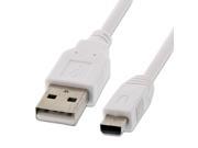 Fosmon Nintendo Wii U GamePad USB Charging Cable 10ft White