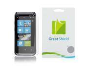 GreatShield Ultra Smooth Clear Screen Protector Film for HTC Arrive 3 Pack