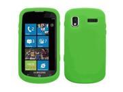 Fosmon Soft Silicone Case fits Samsung Focus SGH i917 Green