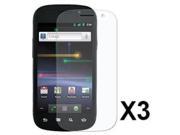 Fosmon 3 Pack Premium Quality Crystal Clear Screen Protector for Google Nexus S