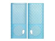 Fosmon Silicone Skin for Apple iPod Nano 5th Gen Blue Diamond Design