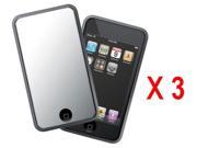 3 X Durable Mirror Screen Protector LCD Guard For Apple iPod Touch 2nd Gen 3rd Gen by Fosmon