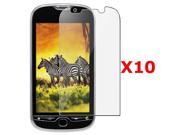10 Pack of Clear LCD Screen Protector for T Mobile HTC MyTouch 4G