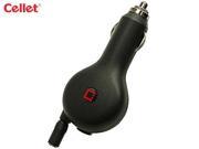 Cellet Retractable Car Charger w 5 Connector for Motorola Stature Evoke QA4 Clutch i465 Rival A455