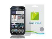 GreatShield Ultra Anti Glare Matte Clear Screen Protector Film for Sprint Motorola Photon 4G MB855 3 Pack