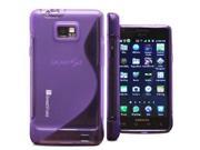 GreatShield Guardian S Series Slim Fit SLine Design TPU Case for AT T Samsung Galaxy S ll S2 SGH i777 Attain Purple