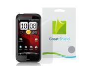 GreatShield Ultra Smooth Clear Screen Protector Film for HTC Rezound 3 Pack