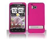 Fosmon Hard Rubber Feel Plastic Case for HTC Thunderbolt 4G Rose Pink