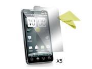 Fosmon Crystal Clear Screen Protector Shield for HTC EVO 4G 5 Pack
