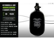 Guerrilla Air Carbon Fiber Compressed Air Tank W Myth Regulator 88 4500 Black