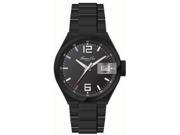 Kenneth Cole KC3917 Black Stainless Steel Sports Magnified Date