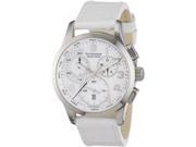 Swiss Army 241321 Alliance Chronograph Mother of Pearl Dial Stainless Steel Case White Leather Strap