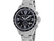 Oceanaut OC3320 Baltica Chronograph Stainless Steel Case and Bracelet Black Tone Dial Date Display