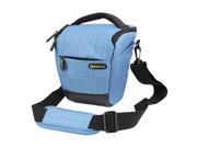 Evecase Compact DSLR Camera Case Bag with Strap Blue for Olympus OM D E M1 E M5 E M10 SP 100 SP 820UZ SP 610UZ SP 815UZ SP 810UZ SP 800UZ SP 600 UZ