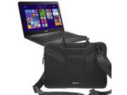 Evecase ASUS Zenbook UX305FA ASM1 13.3inch Ultrabook Laptop Neoprene Messenger Case Tote Bag with Handle and Carrying Strap – Black