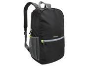 Packable Backpack Evecase Ultra Light Portable Hiking Cycling Backpack with Water Resistant Material Black