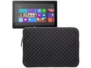 Evecase Black Diamond Foam Shockproof Sleeve Case Bag for Microsoft Surface Pro 3 Surface 2 Pro 2 Pro RT 10.6 12 inch Tablet
