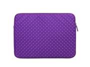 Evecase Acer Aspire V 15 V3 572G Series 15.6inch Sleeve Diamond Foam Splash Shock Resistant Neoprene Laptop Notebook Case Bag – Purple