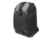 Evecase Large DSLR Camera Laptop Travel Backpack Gadget Bag w Rain Cover for Nikon SLR Series Digital Cameras Black Gray