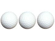 Quality Standard White Miniature Golf Ball 3 Ball Sleeve