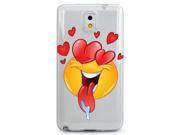 UV Printed TPU Phone Case Love Heart Eyes Emoticon