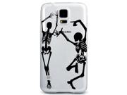 UV Printed TPU Phone Case Dancing Skeleton Bones