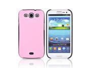 Samsung Galaxy S3 Leather Hard Back Case Baby Pink Black