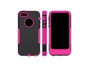 Pink Black OEM Trident Aegis Apple Iphone 5 Hard Cover Over Rubbery Soft Silicone Skin Case W Screen Protector