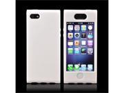 High Quality Apple Iphone 5 Plastic Cover Over Silicone White