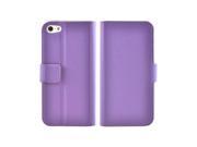 High Quality Apple Iphone 5 Dolce Faux Leather Case Stand Purple
