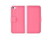 High Quality Apple Iphone 5 Dolce Faux Leather Case Stand Pink
