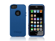 Otterbox Night Sky Blue Navy Blue Commuter Series Hard Case Over Silicone w Screen Protector for Apple iPhone 5