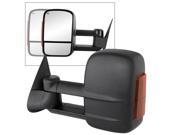 Chevy Silverado 03 06 Manual Extendable POWER Heated Adjust Mirror with LED Signal Amber Left