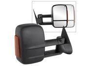 Chevy Silverado 03 06 Manual Extendable POWER Heated Adjust Mirror with LED Signal Amber Right