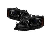Volkswagen Jetta 11-14 Halogen Model Only ( Not Compatible With Xenon/HID Model )/Only fits sedan models DRL Projector Headlights - Black Smoked Volkswagen Jetta 11-14 Halogen Model Only ( Not Compatible With Xenon/HID Model )/Only fits sedan models DRL Projector Headlights - Black Smoked