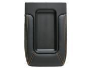 IPCW BB105 Front Jumper Seat Center Console Lid Black with Gold Color Stitching Accent 02 05 Avalanche 99 06 Silverado Sierra Suburban Tahoe Yukon XL