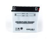UPG Adventure Power 12N9 4B 1 Conventional Power Sports Battery 41542