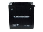 UPG Adventure Power UTX16 BS Dry Charge AGM Power Sports Battery 43028