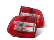 CG PORSCHE CAYENNE 03 06 L.E.D TAILLIGHT RED CLEAR 03 PC03TLED PAIR