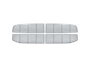 Bully Chrome Grille for a 06 08 DODGE RAM 4pcs BAR STYLE FOR LOUVER STYLE Grille Insert GI 23