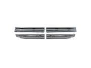 Bully Chrome Grille for a 06 09 DODGE CHARGER 4pcs OVERLAY STYLE SLAT BAR Grille Insert GI 58