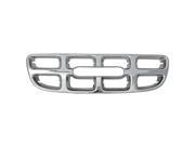 Bully Chrome Grille for a 00 03 ISUZU RODEO 1pc OVERLAY STYLE ABS GRILLE OVERLAY Grille Insert GI 07