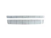 Bully Chrome Grille for a 07 09 CHEVY SUBURBAN 07 10 CHEVY TAHOE 2pcs BAR STYLE CLIP ON ONLY Grille Insert GI 33
