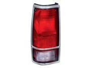 Collison Lamp 82 90 GMC S15 82 93 Chevrolet S10 91 93 GMC Sonoma Tail Light Lens Left 11 1325 95