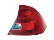 Collison Lamp 01 03 Honda Civic Tail Light Lens Assembly Right 11 5505 00