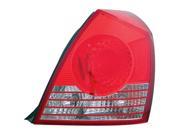 Collison Lamp 04 06 Hyundai Elantra Tail Light Lens Assembly Right 11 6017 00