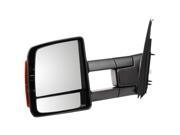 Pilot 07 10 Toyota Tundra w Towing Package Extendable Power Heated Mirror Left Black Textured TYT19410BL